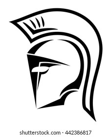 warrior helmet symbol