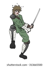 warrior illustration