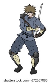 warrior illustration