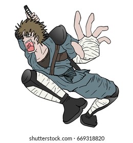 warrior jump attack