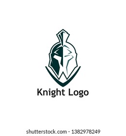 Warrior Knight Logo Stock Vector