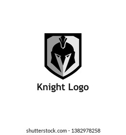 Warrior Knight Logo Stock Vector