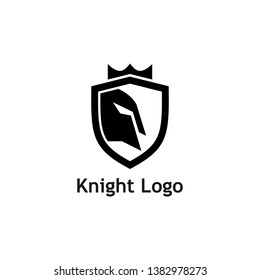 Warrior Knight Logo Stock Vector