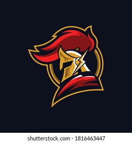 Warrior Knight Mascot Logo Design