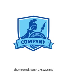 warrior logo , gladiator logo vector