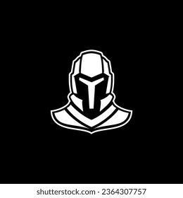 Warrior Logo. Modern warrior logo design template for a sport team