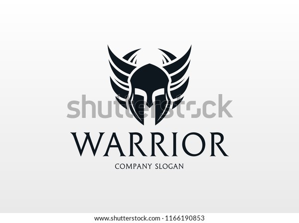 Warrior Logo Modern Warrior Logo Design Stock Vector (royalty Free 