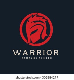 Warrior logo template