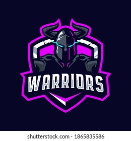 Design-Vorlage für das Warrior-Maskottchen