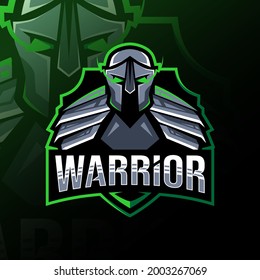 Warrior mascot logo template design