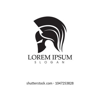 Warrior mask  Knight Titan Sparta Spartan Simple Silhouette