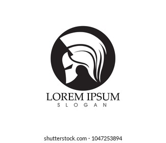 Warrior mask  Knight Titan Sparta Spartan Simple Silhouette