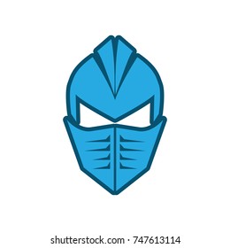 warrior mask vector illustration