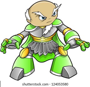 Warrior Ninja Soldier Alien Cyborg Vector