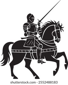 Warrior on horseback with a spear