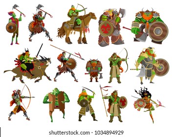 warrior orcs collection