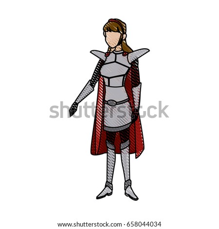 warrior princess armor cape costume halloween
