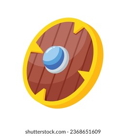 Warrior shield vector colorful stickers Icon Design illustration. EPS 10 File