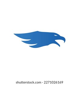 warrior soldier eagle logo vector bird abstract logo design eagle logo
