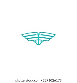 warrior soldier eagle logo vector bird abstract logo design eagle logo
