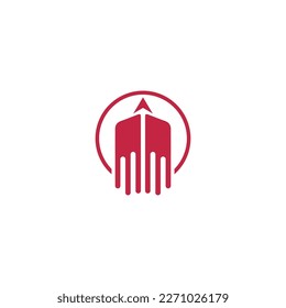warrior soldier eagle logo vector bird abstract logo design eagle logo
