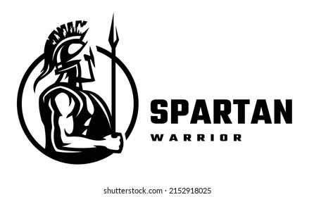 Warrior of Sparta, emblem logo.