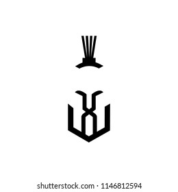Warrior spartan logo template