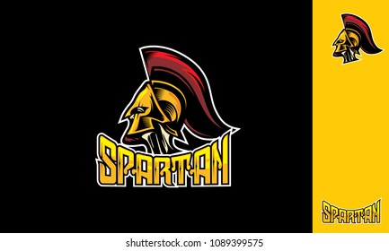 warrior spartan logo vector