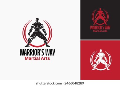 Warrior's Way Martial Arts logo. A dynamic emblem embodying strength and tradition, symbolizing resilience and excellence in martial arts training.