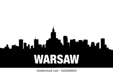 Warsaw Skyline City Landscape Panorama