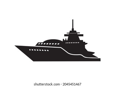 Ilustración de diseño de buques de guerra formato de vectores, adecuado para sus necesidades de diseño, logotipo, ilustración, animación, etc.