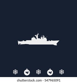 Warship icon.