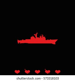Warship icon.