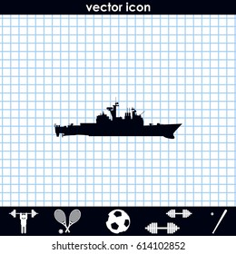 Warship icon.