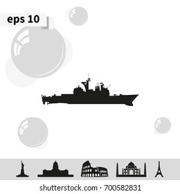 Warship icon.