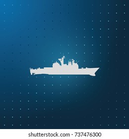 Warship icon.