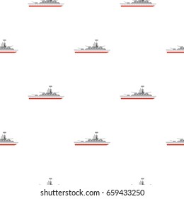 Warship Pattern Seamless Flat Style Web Stock Vector (Royalty Free ...