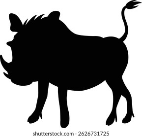 The warthog icon isolated on white background