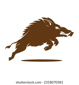 Warthog icon logo design illustration