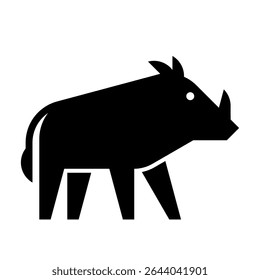 Logo Warthog. Design de ícones. Elementos do modelo