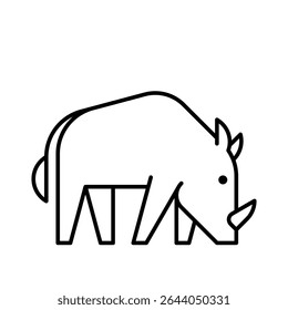Warthog Logo. Icon design. Template elements