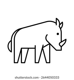 Warthog Logo. Icon design. Template elements