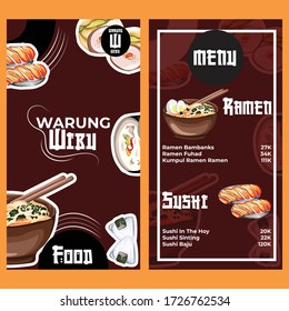 Warung Wibu. This is a Warung Wibu Vector. all of this object or assets is separated and ready to editable.