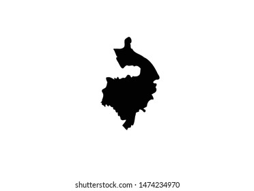 Warwickshire outline map England region United Kingdom country state