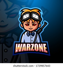 Warzone Mascot Esport Logo Design