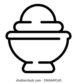 Wasabi ingredient icon. Outline Wasabi ingredient vector icon for web design isolated on white background