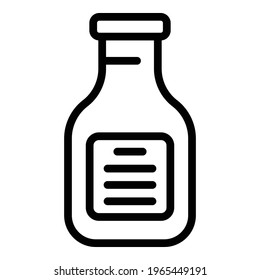 Wasabi sauce icon. Outline Wasabi sauce vector icon for web design isolated on white background