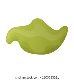 Wasabi vector icon.Realistic vector icon isolated on white background wasabi .