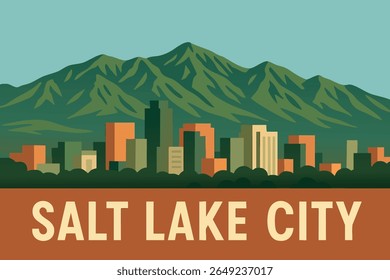 The Wasatch Range offers stunning mountain views with Salt Lake City nestled at its base, showcasing a perfect blend of urban life and rugged wilderness. 
