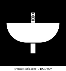 Wash basin icon .